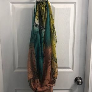 Euro Map Infinity Scarf